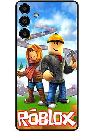 Силиконовый чехол для samsung s23 с картинкой roblox роблокс