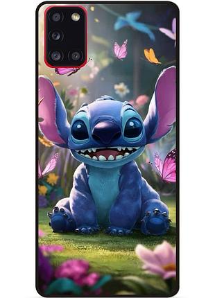 Силиконовый бампер чехол для samsung a21s стич и лило stitch