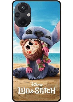 Силиконовый чехол бампер для xiaomi poco m5 лило и стич stitch