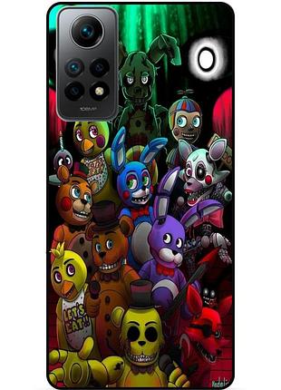 Силіконовий бампер чохол для xiaomi redmi note 11 з малюнком freddy фредді аніматроніки