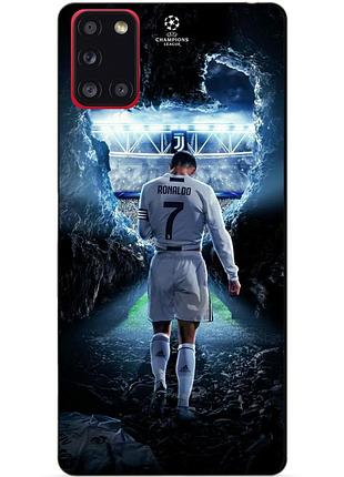 Силіконовий чохол бампер для samsung a02s з малюнком ronaldo роналдо