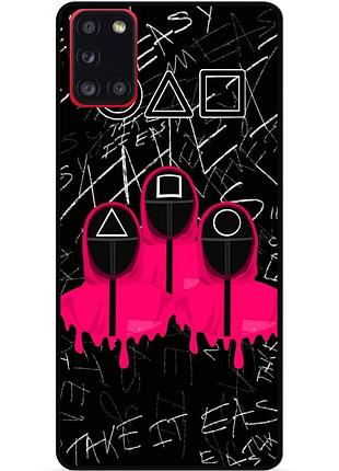 Чехол силиконовый для samsung m51 игра в кальмара