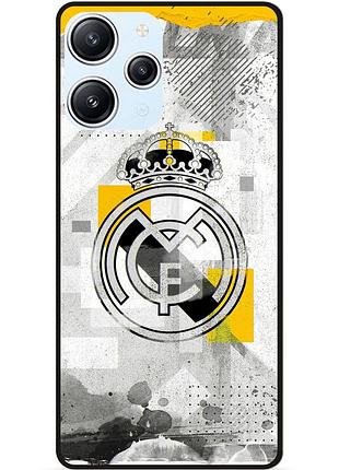 Чехол силиконовый бампер для xiaomi redmi 12 с рисунком real madrid реал мадрид