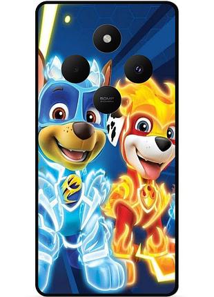 Силіконовий чохол бампер для tecno spark 30c з малюнком щенячий патруль