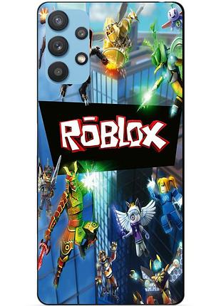 Силіконовий чохол бампер для samsung a32 з картинкою roblox роблокс