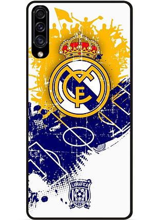 Силіконовий чохол бампер для samsung a30s з малюнком реал мадрид real madrid