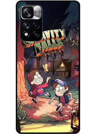 Силиконовый бампер чехол для xiaomi redmi note 11 pro plus 5g с рисунком gravity falls гравити фолз