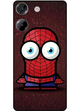 Силиконовый бампер чехол для xiaomi poco m7 pro 5g с рисунком миньон человек паук spider man