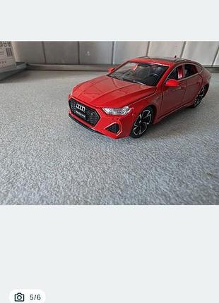 Моделька миталева audi rs 7  1:32 5