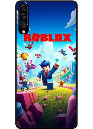 Силіконовий чохол бампер для xiaomi mi a3 з малюнком roblox гра в кальмара роблокс