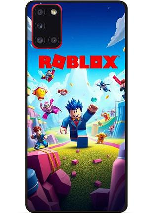 Силиконовый чехол для samsung m51 с рисунком roblox игра в кальмара роблокс