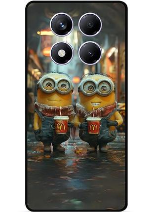 Силіконовий чохол бампер для xiaomi redmi note 14 pro plus 5g з малюнком міньйони minion