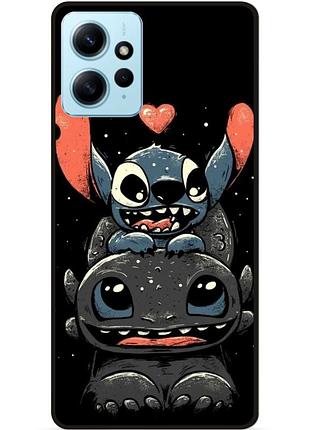 Силіконовий бампер чохол для xiaomi redmi note 12 з малюнком stitch стіч