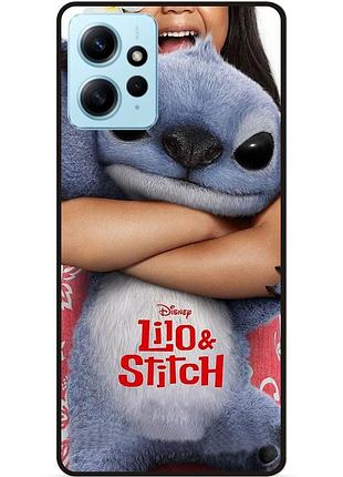 Силіконовий бампер чохол для xiaomi redmi note 12 стіч stitch