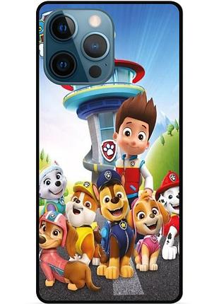 Силиконовый чехол для iphone 13 pro щенячий патруль