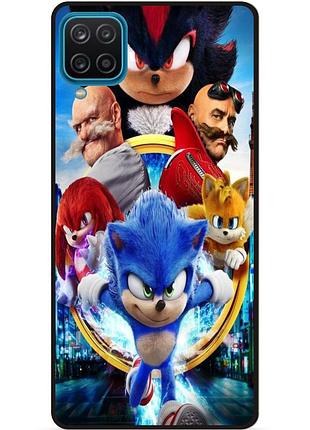 Чехол силиконовый бампер для samsung a22 с картинкой соник sonik