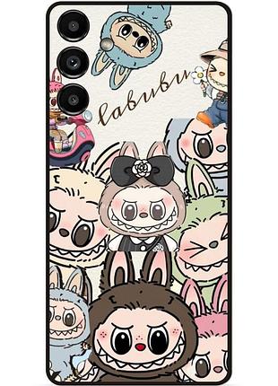 Силіконовий бампер чохол для samsung s21 fe з малюнком лабубу labubu