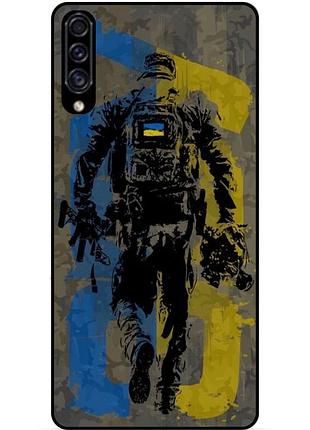 Силиконовый бампер чехол для xiaomi mi a3 с рисунком зсу украина боец