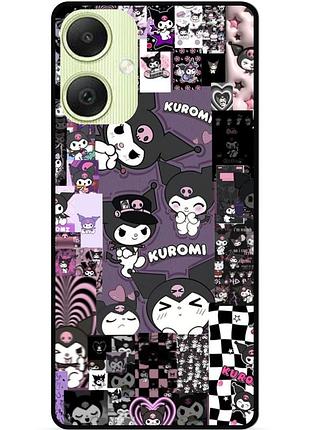 Чехол силиконовый бампер для samsung a06 с картинкой kuromi куроми