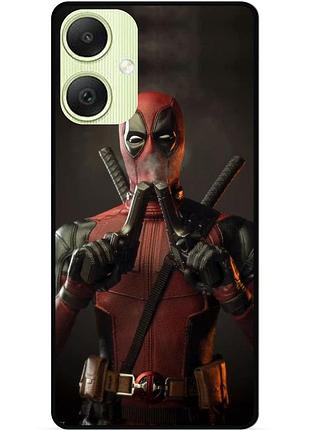 Силіконовий бампер чохол для samsung a04e з малюнком дедпул deadpool