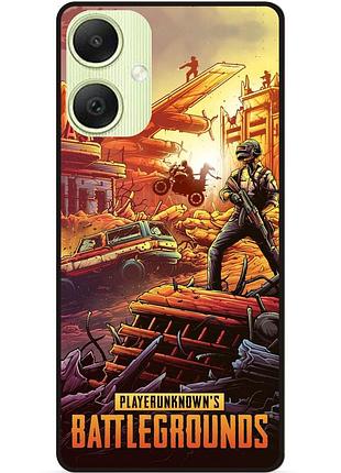 Силіконовий чохол бампер для samsung a06 з малюнком pubg пабг