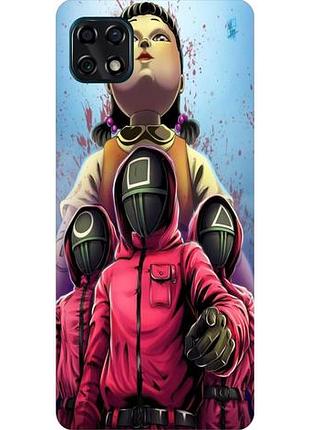 Силиконовый чехол игра в кальмара для xiaomi samsung motorola nokia iphone zte vivo oppo realme tecno infinix игра в кальмара 2