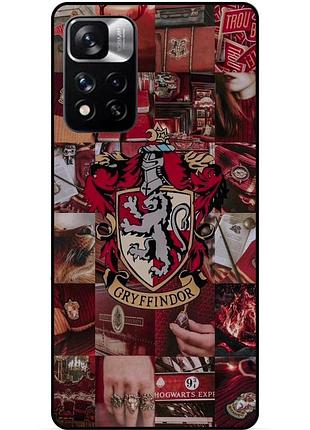 Силиконовый бампер чехол для xiaomi redmi note 11 pro plus 5g с рисунком гриффиндор gryffindor гарри поттер