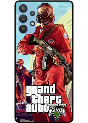 Силіконовий бампер чохол для samsung a72 з малюнком gta гта