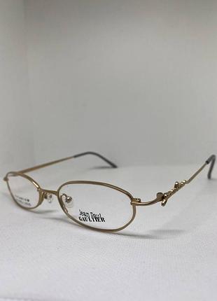 Вінтажні японські окуляри jean paul gaultier avant-garde y2k vintage retro gold office siren авангард ретро cyber bayonetta