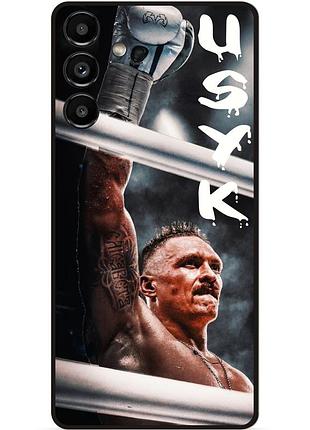 Чехол силиконовый бампер для samsung m52 с рисунком усик бокс украина