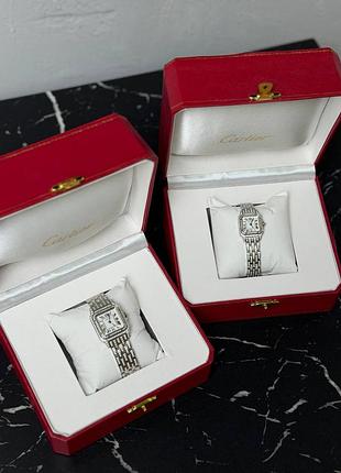 Часы cartier pantera с камнями в размерах