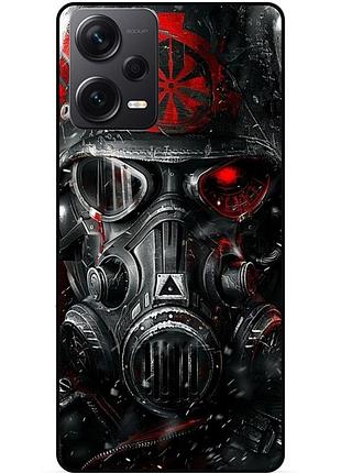Чехол силиконовый бампер для xiaomi redmi note 12 pro plus с рисунком сталкер stalker