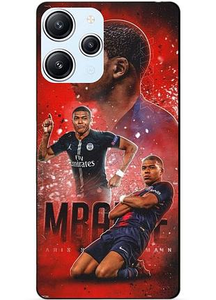 Силіконовий бампер чохол для xiaomi redmi 12 з малюнком мбаппе псж mbappe