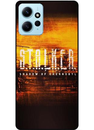 Силіконовий бампер чохол для xiaomi redmi note 12 з малюнком stalker сталкер