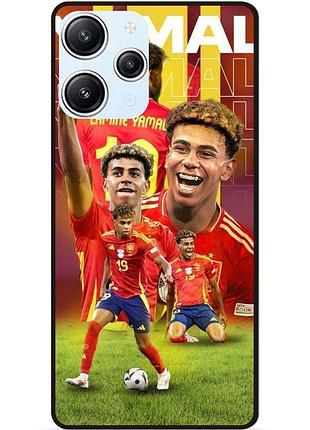 Чехол силиконовый бампер для xiaomi redmi 12 с рисунком ламин ямаль lamine yamal испания