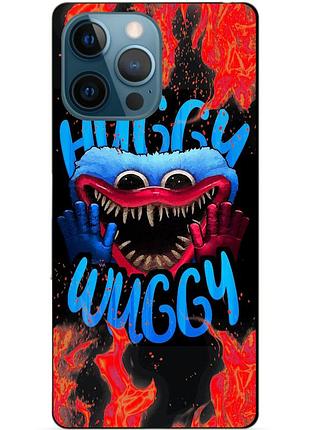 Силіконовий чохол бампер для iphone 14 pro max з малюнком хаггі вагі huggy wuggy