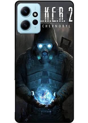 Силіконовий бампер чохол для xiaomi redmi note 12 з малюнком stalker сталкер