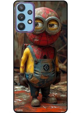 Чехол силиконовый бампер для samsung a33 с рисунком миньон marvel человек паук