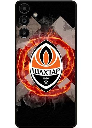 Силіконовий чохол бампер для samsung a16 з малюнком шахтер донецк