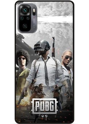 Силіконовий чохол бампер для xiaomi redmi note 10s з малюнком pubg пабг