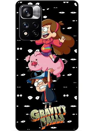 Силиконовый бампер чехол для xiaomi redmi note 11 pro plus 5g с картинкой gravity falls гравити фолз