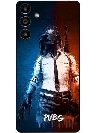 Силиконовый бампер чехол для samsung a16 с рисунком pubg пабг