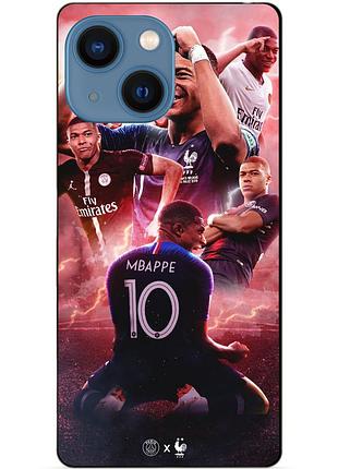 Силіконовий бампер чохол для iphone 15 з малюнком кіліан мбаппе mbappe