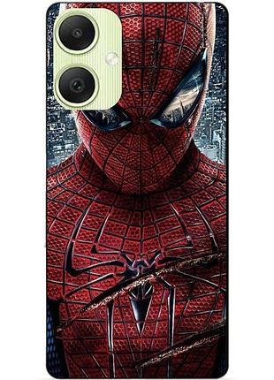 Силиконовый бампер чехол для samsung a06 человек паук spider man