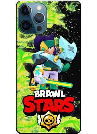 Силіконовий чохол із героєм бравл старс brawl stars для xiaomi samsung motorola nokia iphone zte oppo realme кендзі 2