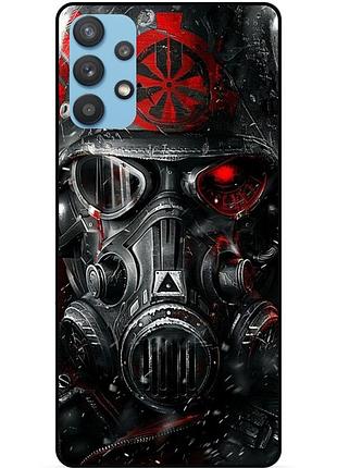Чехол силиконовый бампер для samsung a32 с рисунком сталкер stalker