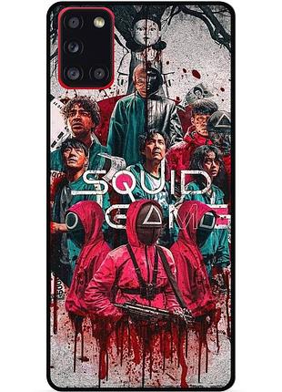 Силіконовий чохол бампер для samsung a02s з малюнком гра в кальмара