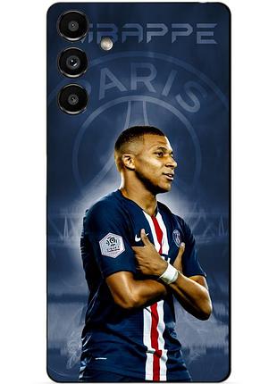 Силиконовый бампер чехол для samsung s23 plus с рисунком мбаппе псж mbappe