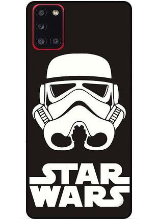 Силиконовый бампер чехол для samsung a03s с рисунком звездные войны star wars звездные войны