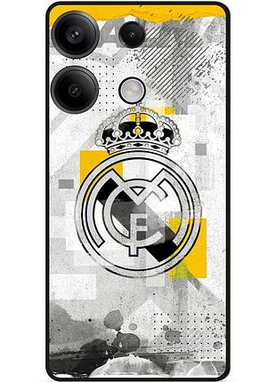 Чехол силиконовый бампер для huawei honor x8a с рисунком real madrid реал мадрид